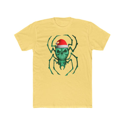 Skull Spider Tee — Festive Santa Hat Christmas Tee