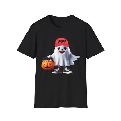 Fun Halloween Ghost T-Shirt, Boo Ghost Tee, Unisex Halloween Shirt, Cute Ghost Costume Top, Spooky Season Apparel