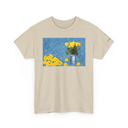 Floral Bouquet Unisex Heavy Cotton Tee