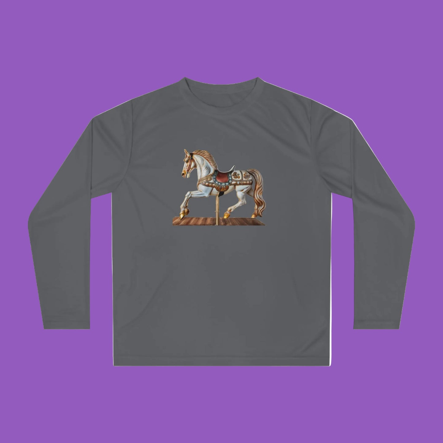 Vintage Carousel Horse Performance Shirt | Unisex Activewear