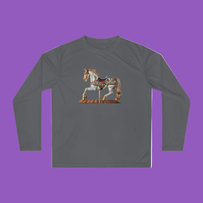Vintage Carousel Horse Performance Shirt | Unisex Activewear