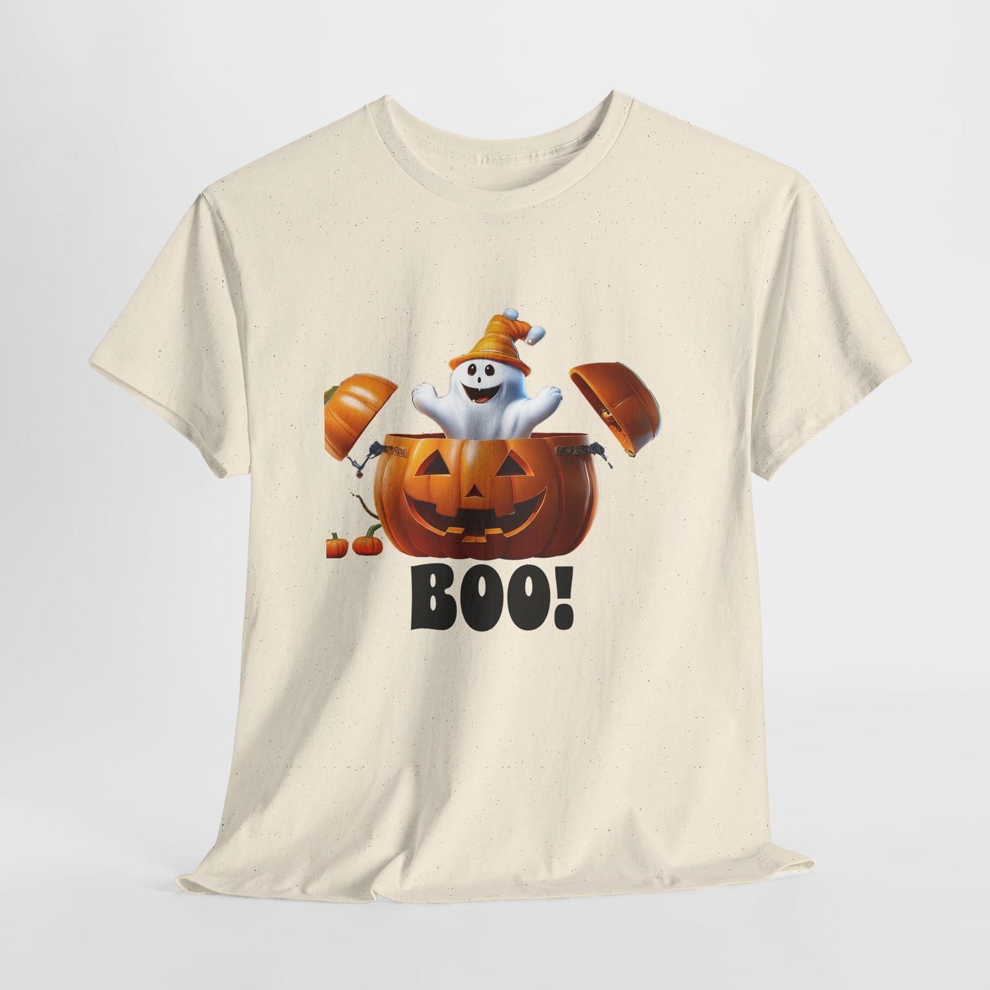 Halloween Jack-in-the-Box, unisex cotton tee