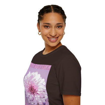 Pale Pink Flowers Abstract Unisex T-Shirt