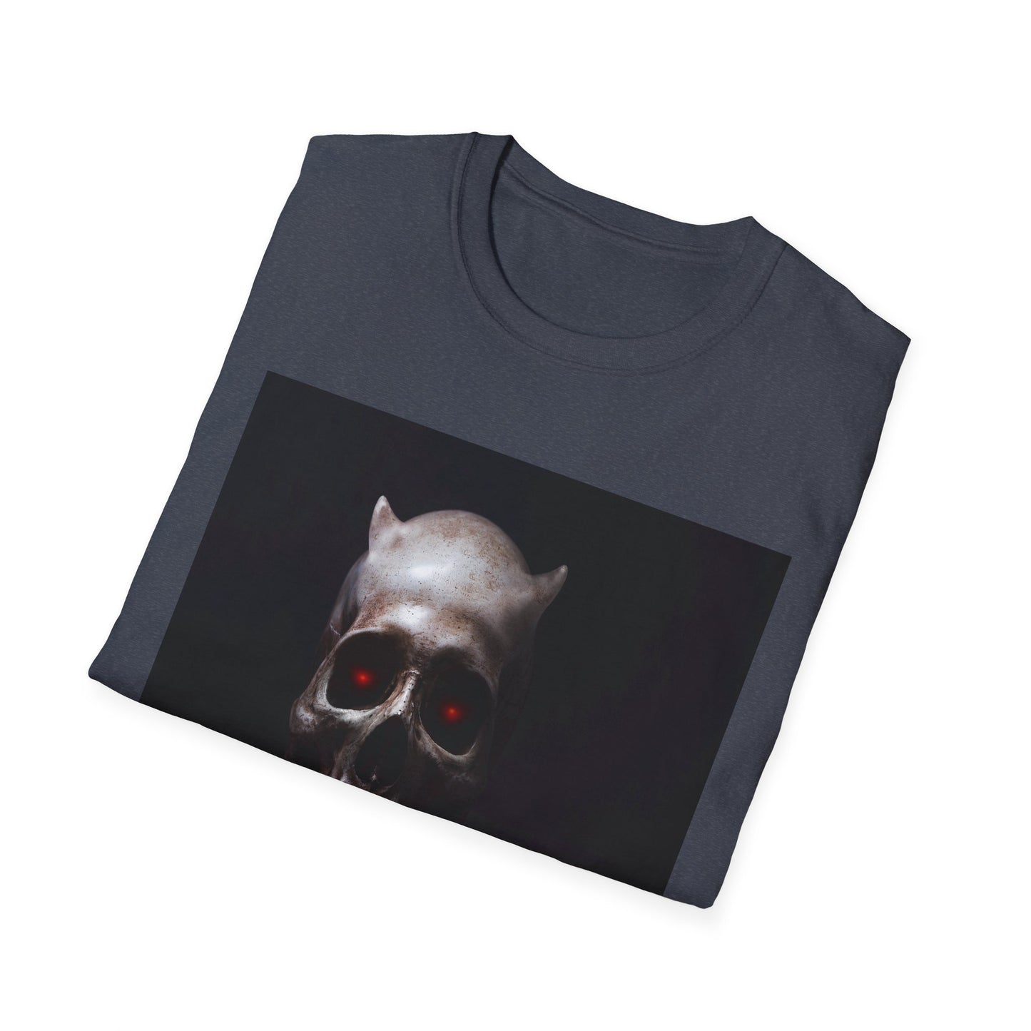 Spooky Skull BOO Halloween Tee, Unisex Softstyle T-Shirt, Halloween Apparel, Casual Ghost Shirt, October Fun Wear, Boo T-Shirt