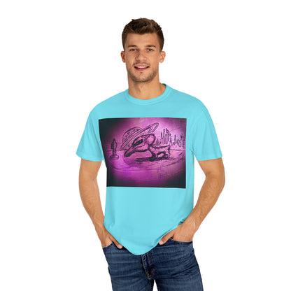 Alien Adventure Unisex T-Shirt - Garment-Dyed Graphic Tee