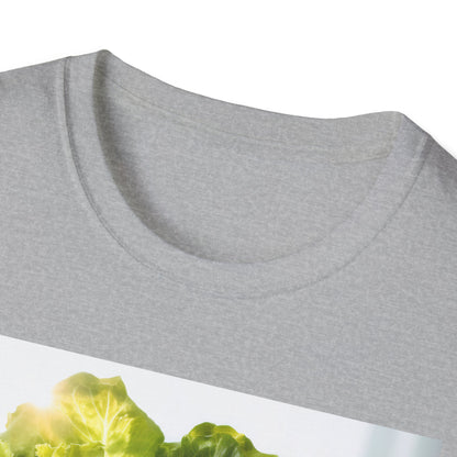 Cute T-Shirt with Sad Salad Face Design