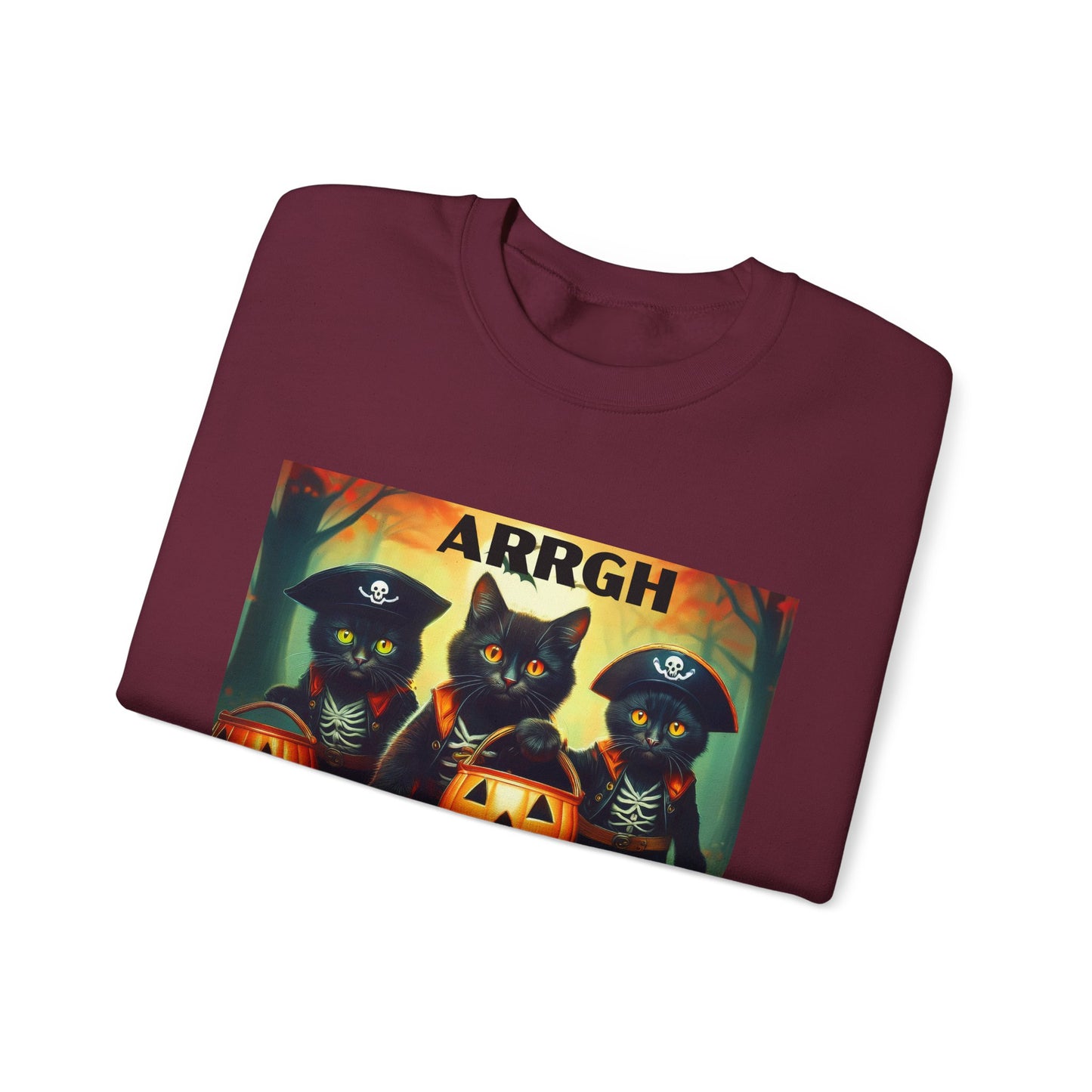 Pirate Cats Crewneck Sweatshirt - Halloween Costume