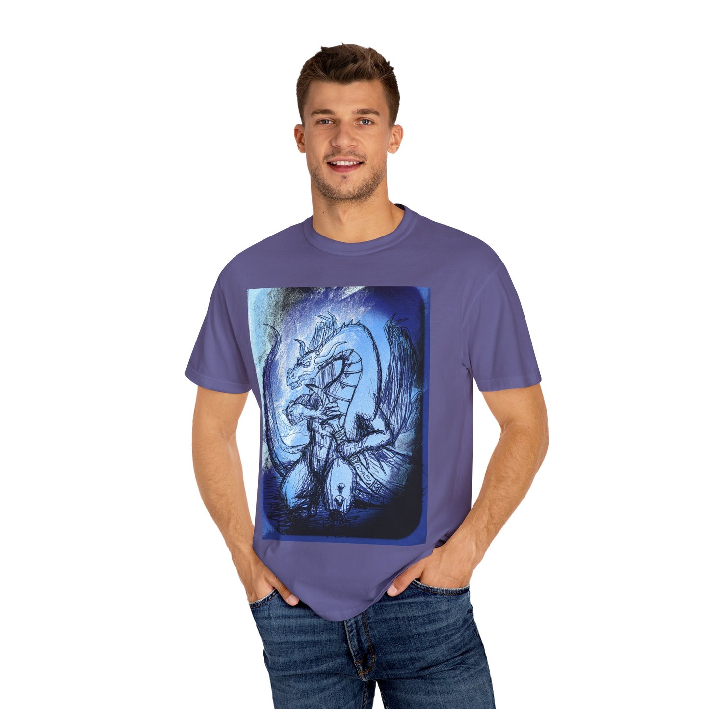 Dragon Artwork Unisex T-Shirt - Vibrant, Unique Design for Fantasy Lovers