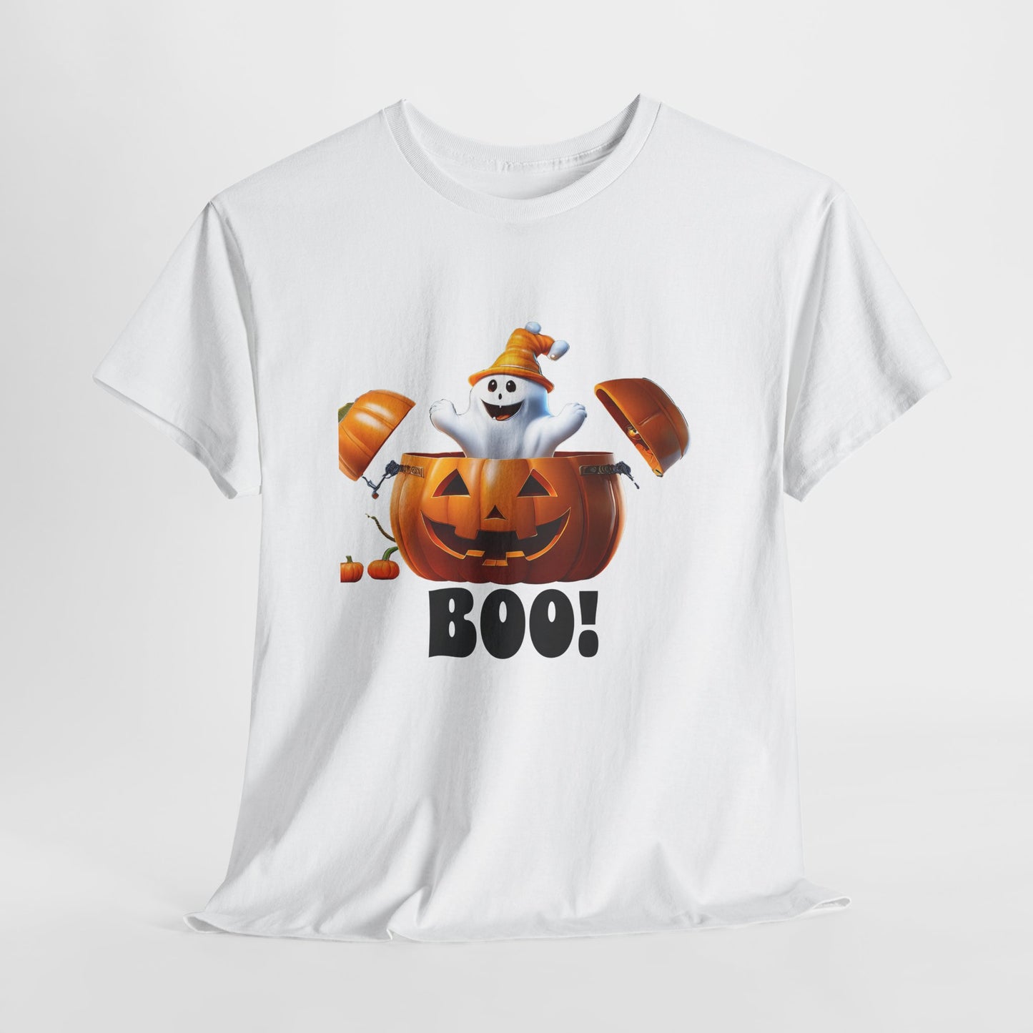 Halloween Jack-in-the-Box, unisex cotton tee