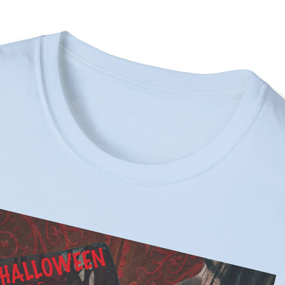 Halloween Horror Movie Axe Girl Unisex T-Shirt, Spooky Gift, Graphic Tee, Halloween Costume, Casual Wear, Men’s & Women’s Tee