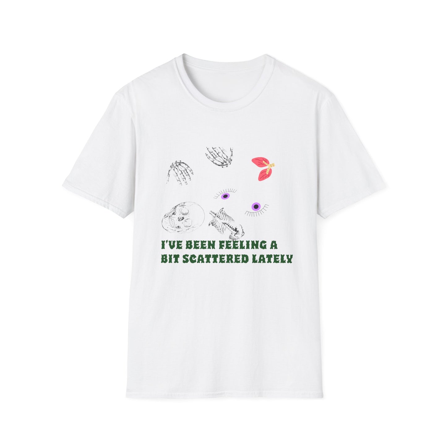 Skeleton Scattered Inspiration Unisex T-Shirt