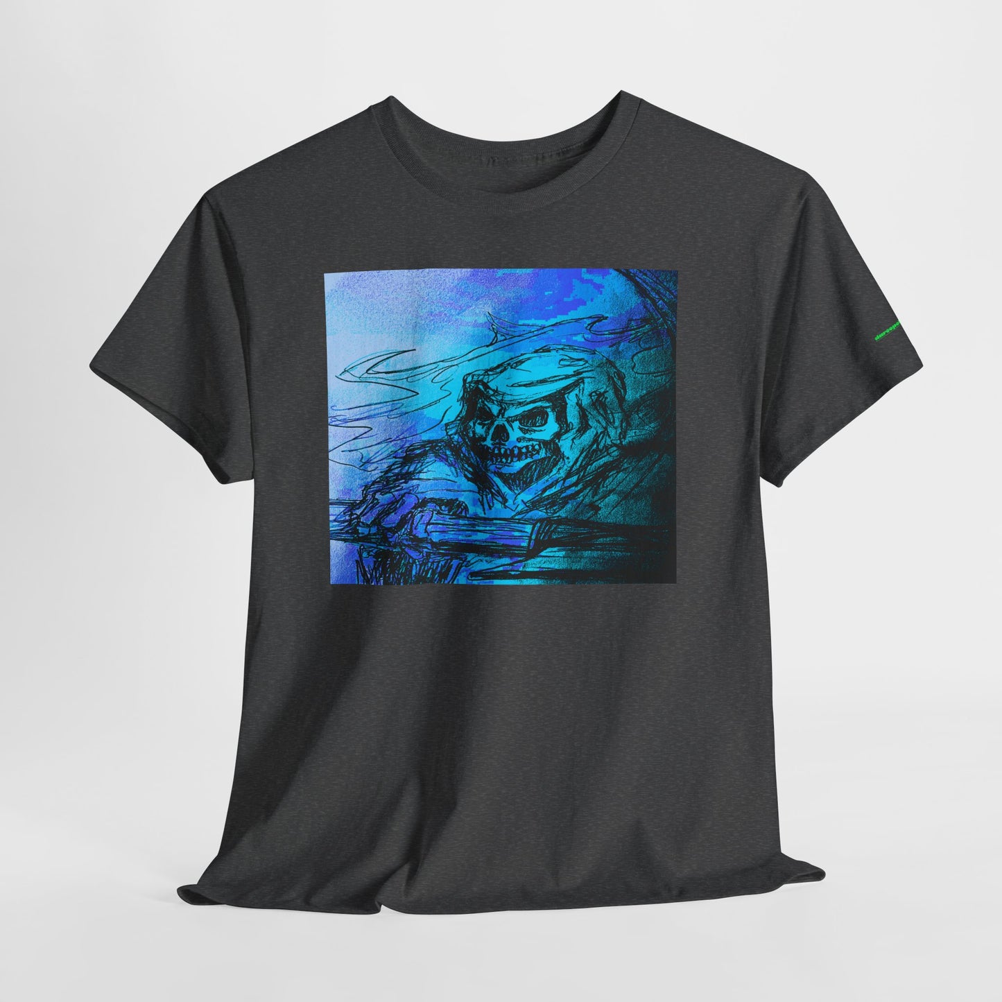 Misty Grim Reeper Art Unisex Heavy Cotton Tee - Unique Graphic T-Shirt for Bold Style