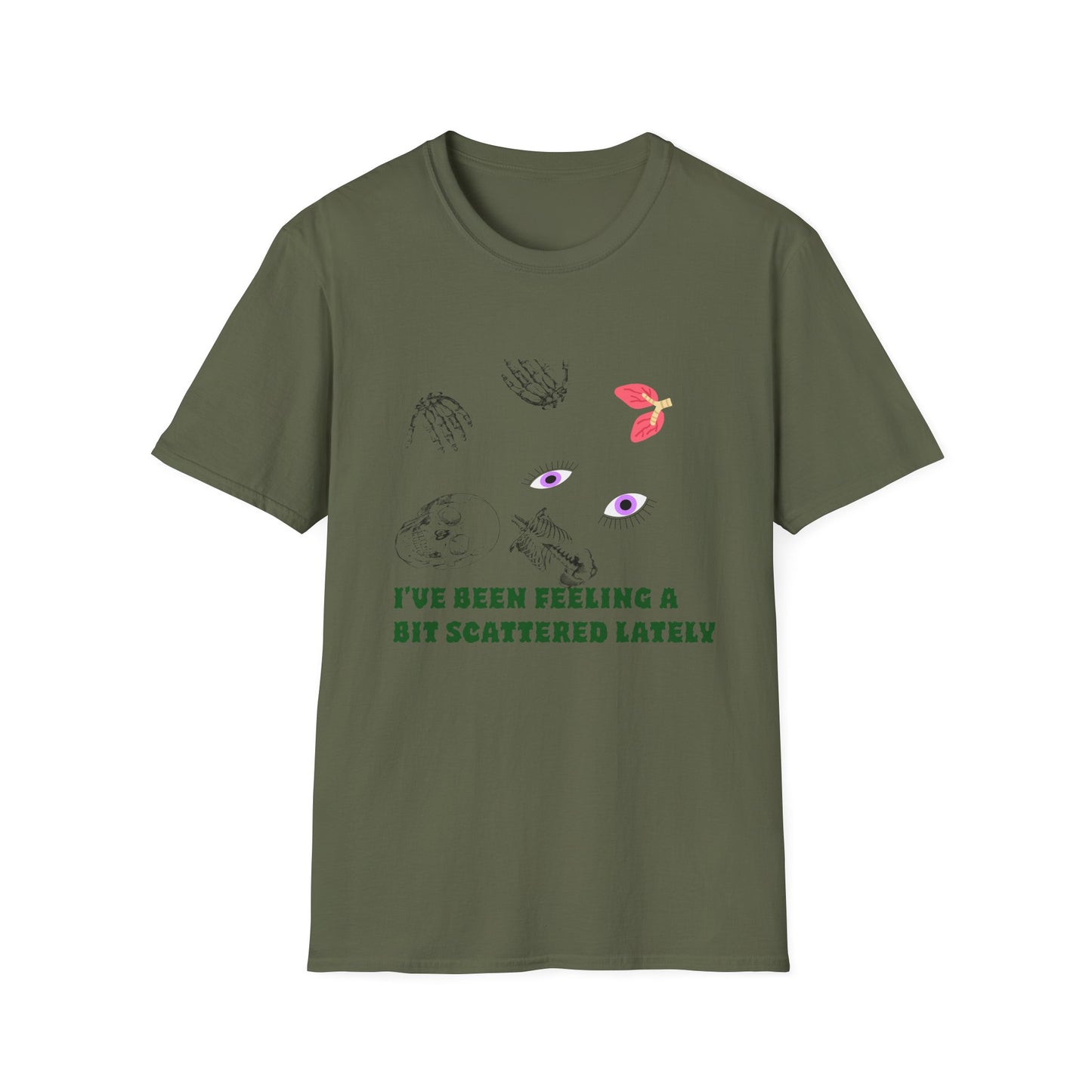 Skeleton Scattered Inspiration Unisex T-Shirt