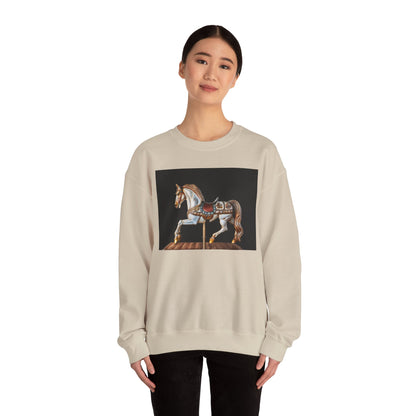 Vintage Carousel Horse Crewneck Sweatshirt, Cozy Sweatshirt, Equestrian Gift, Animal Art Sweatshirt, Unique Fall Apparel, Celebration [...]