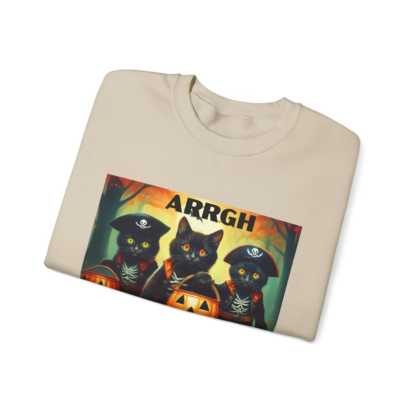Pirate Cats Crewneck Sweatshirt - Halloween Costume