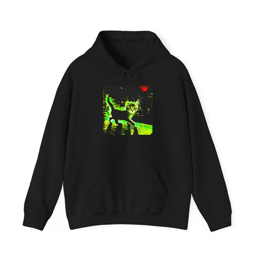Glow-in-the-Dark Cat Hoodie | Perfect for Cat Lovers, Cozy Nights, Halloween & Everyday Style