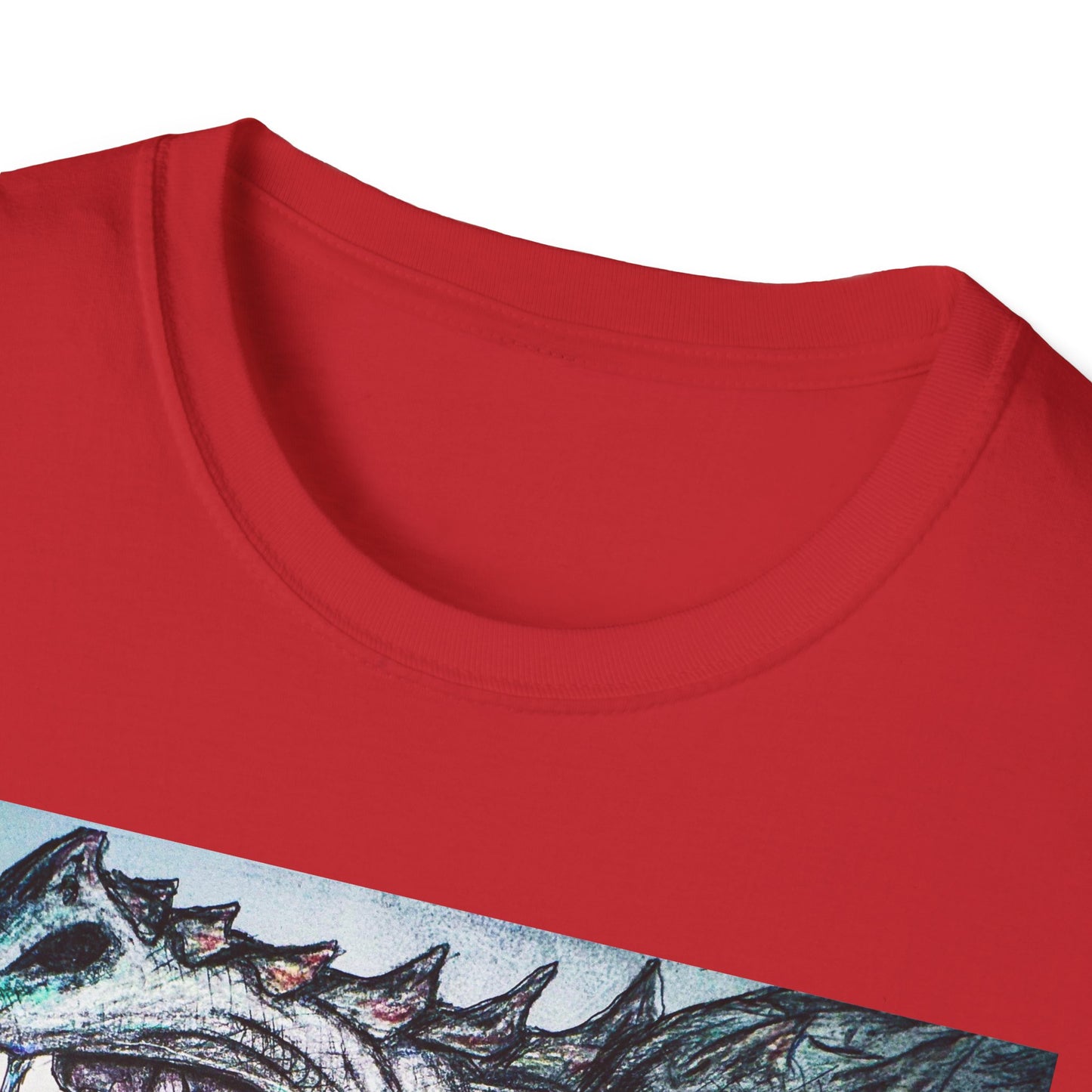 Graphic Dragon Art Unisex T-Shirt, Unique Gift for Ocean Lovers, Summer Vibes, Casual Wear, Perfect for Beach Days, Art Parties