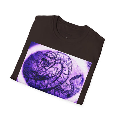 Purple Serpent Graphic Unisex T-Shirt