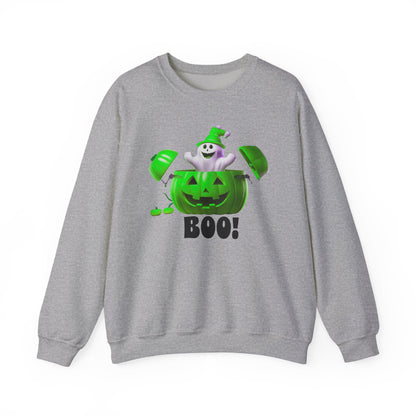 Halloween BOO Crewneck Sweatshirt, Unisex Boo Sweater for Fall Celebrations, Ghosts and Pumpkins Sweatshirt, Spooky Season Apparel, [...]
