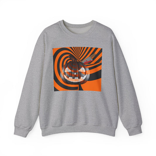 Halloween Pumpkin Crewneck Sweatshirt