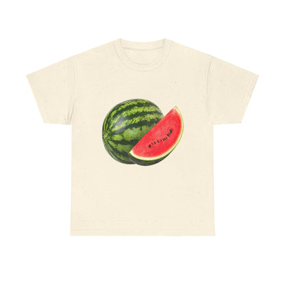 Summer Vibes Watermelon Tee, Fun Summer Shirt, Unisex Graphic T-Shirt, Cute Gift for Fruit Lovers, Casual Everyday Top