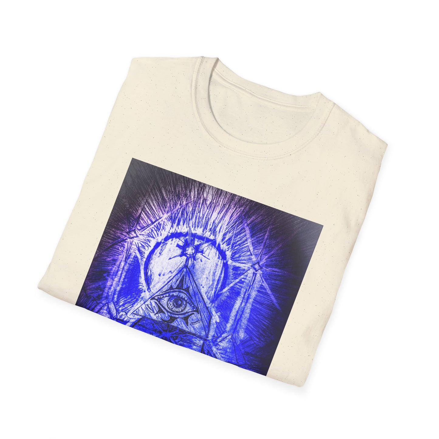 Mystical Pyramid Unisex T-Shirt, Trendy Graphic Tee, Eye of Providence Shirt, Casual Wear, Gift for Occasions