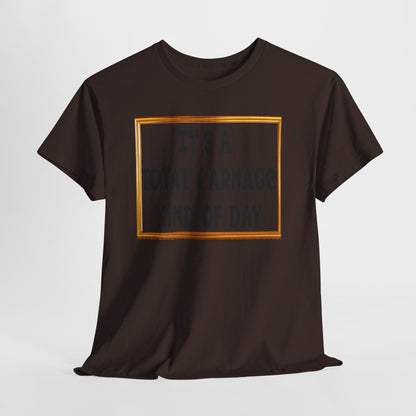 Total Carnage Unisex Heavy Cotton Tee, Casual t-shirt, Graphic Tee, Humor Shirt, Gift for Friends, Fun Apparel