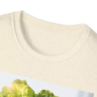 Cute T-Shirt with Sad Salad Face Design