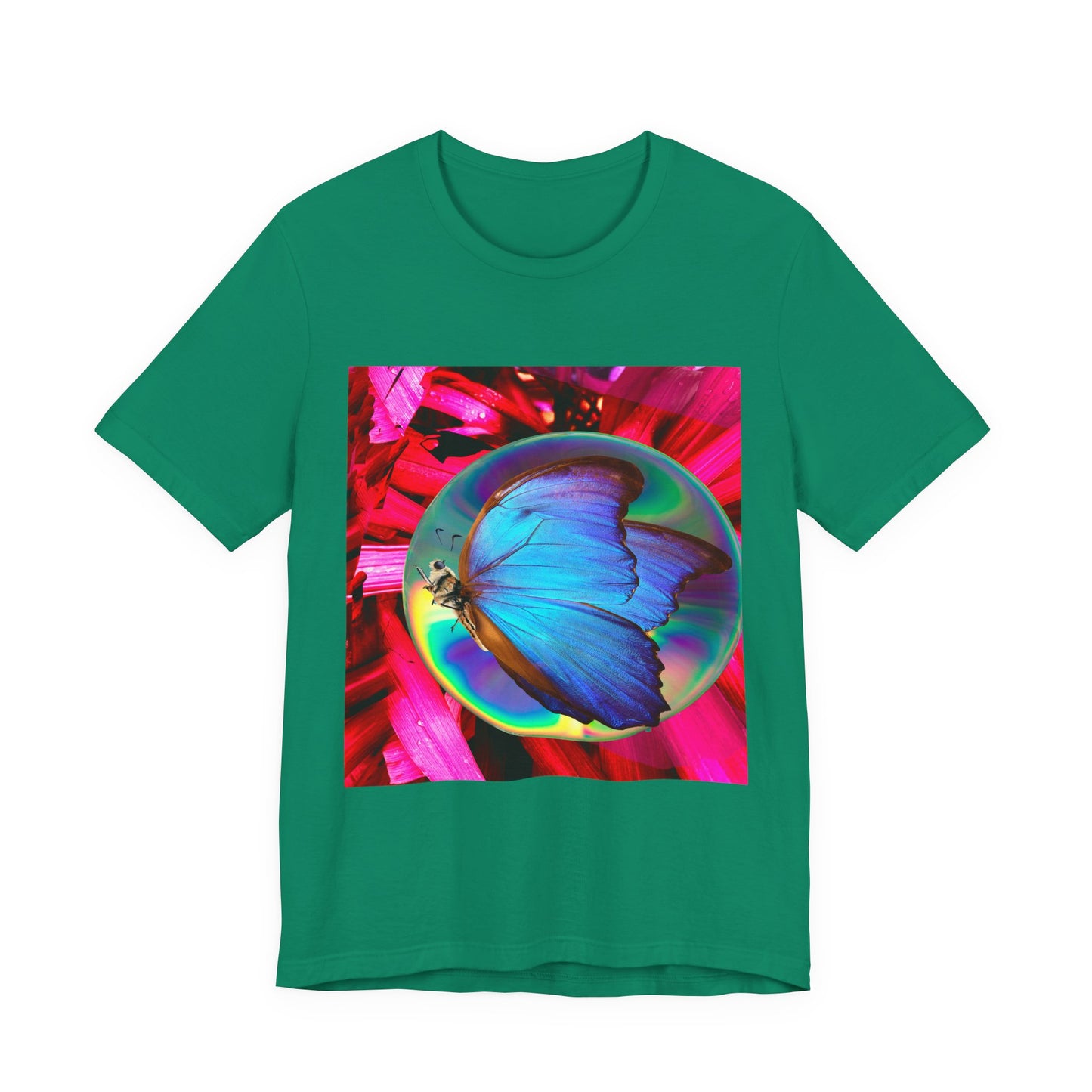 Colorful Butterfly Graphic Tee, Butterfly Shirt, Unisex T-Shirt, Nature Lover Gift, Casual Summer Wear, Vibrant Art Tee