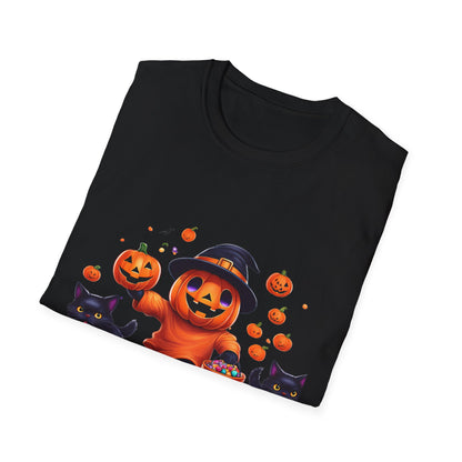 Halloween Themed T-Shirt, Perfect for Trick-or-Treating, Fall Celebrations, Graphic Tee for Cat Lovers, Unisex Costume Top, Fun Spooky [...]