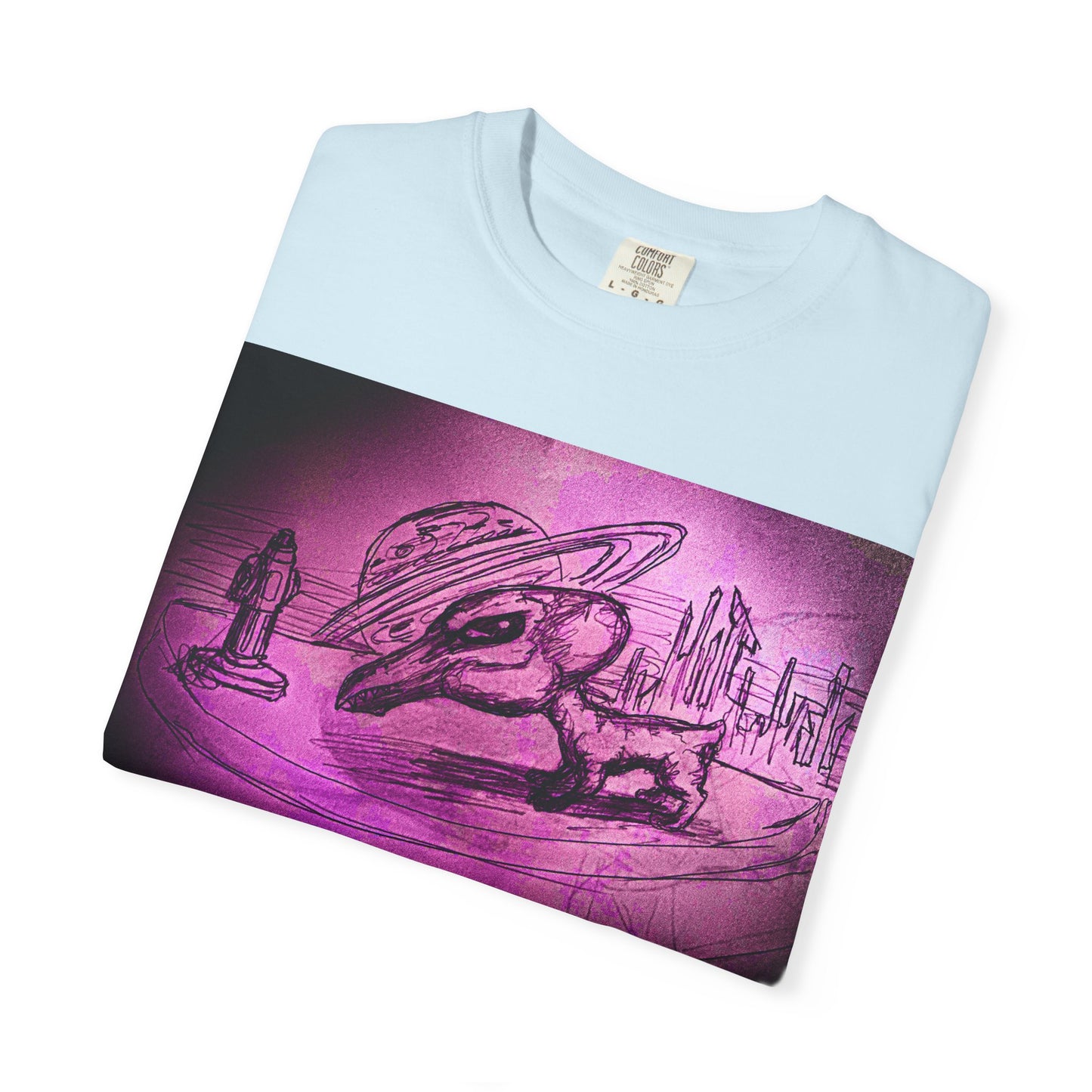 Alien Adventure Unisex T-Shirt - Garment-Dyed Graphic Tee