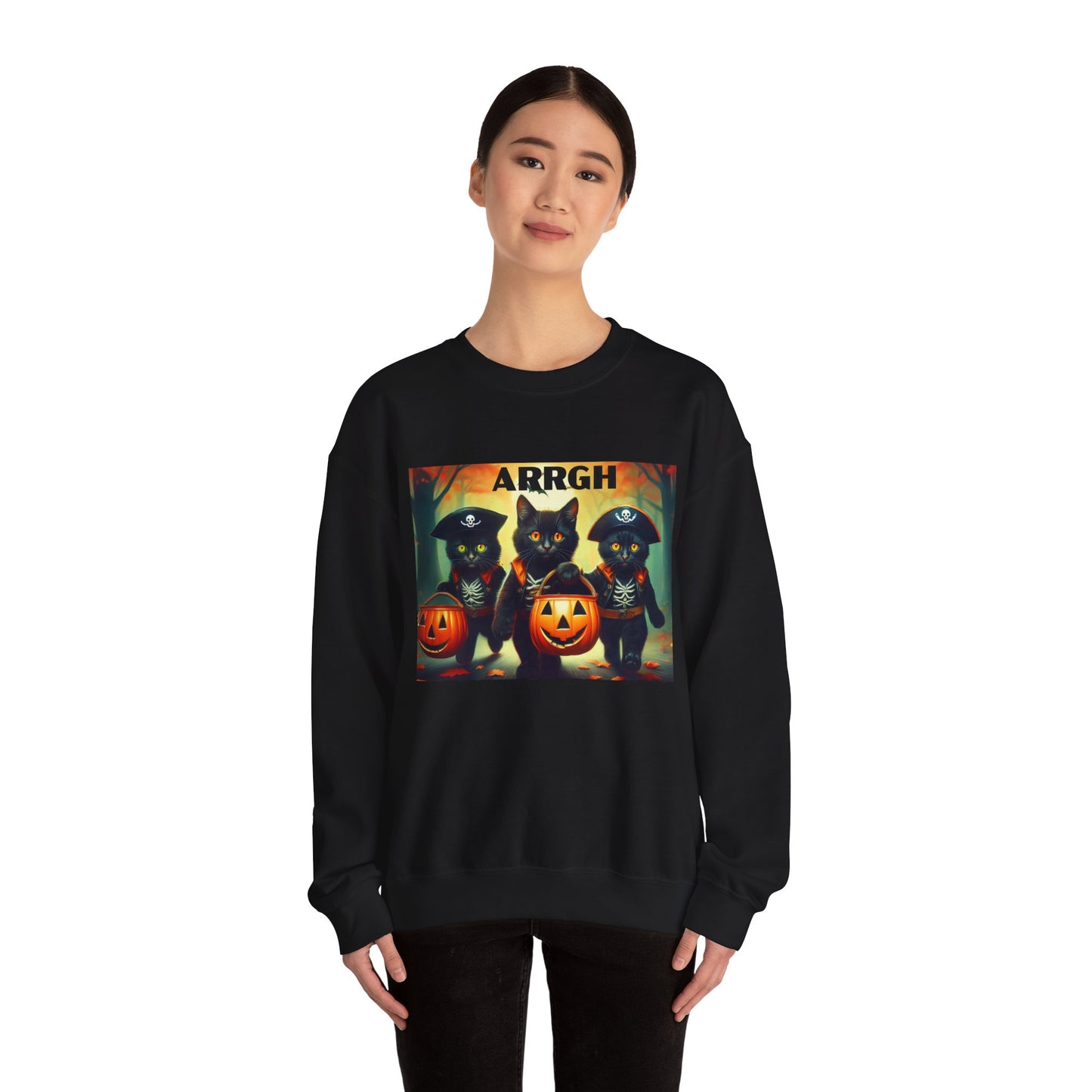 Pirate Cats Crewneck Sweatshirt - Halloween Costume
