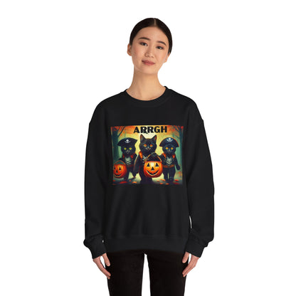 Pirate Cats Crewneck Sweatshirt - Halloween Costume