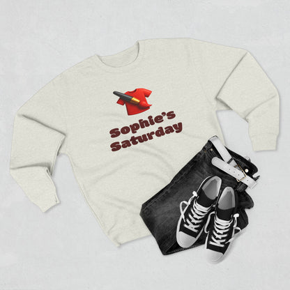 Personalized Sophies Saturday Sweatshirt, Cozy Unisex Crewneck, Weekend Vibes Gift, Customized Apparel, Casual Wear for Her