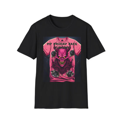 Demon Face Unisex T-Shirt - Friday Face Graphic Tee
