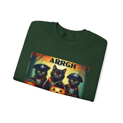 Pirate Cats Crewneck Sweatshirt - Halloween Costume