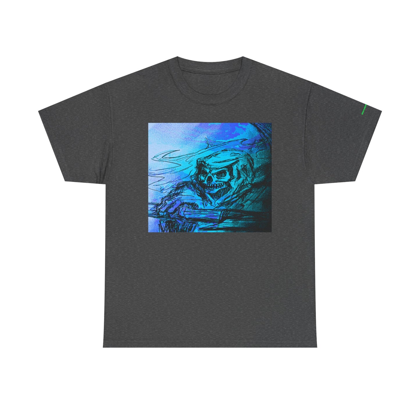 Misty Grim Reeper Art Unisex Heavy Cotton Tee - Unique Graphic T-Shirt for Bold Style