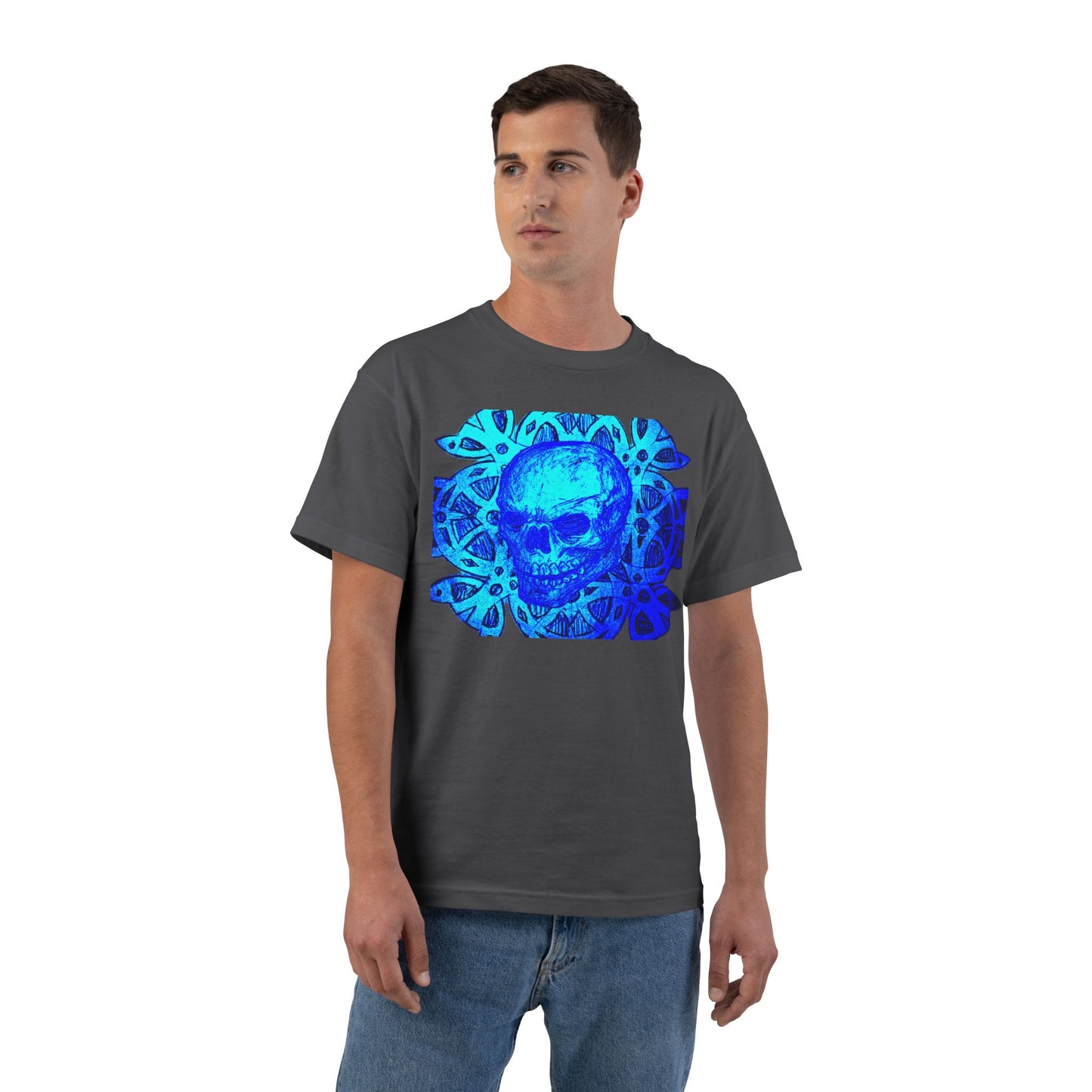 Artistic Skull Graphic Tee