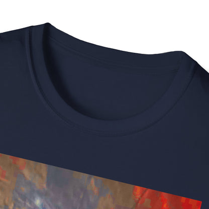 Vibrant Adventure motorcycle T-Shirt | Unisex Softstyle Tee, Casual Streetwear, Trendy Graphic Top, Unique Gift for Travelers, Colorful Artwork Shirt
