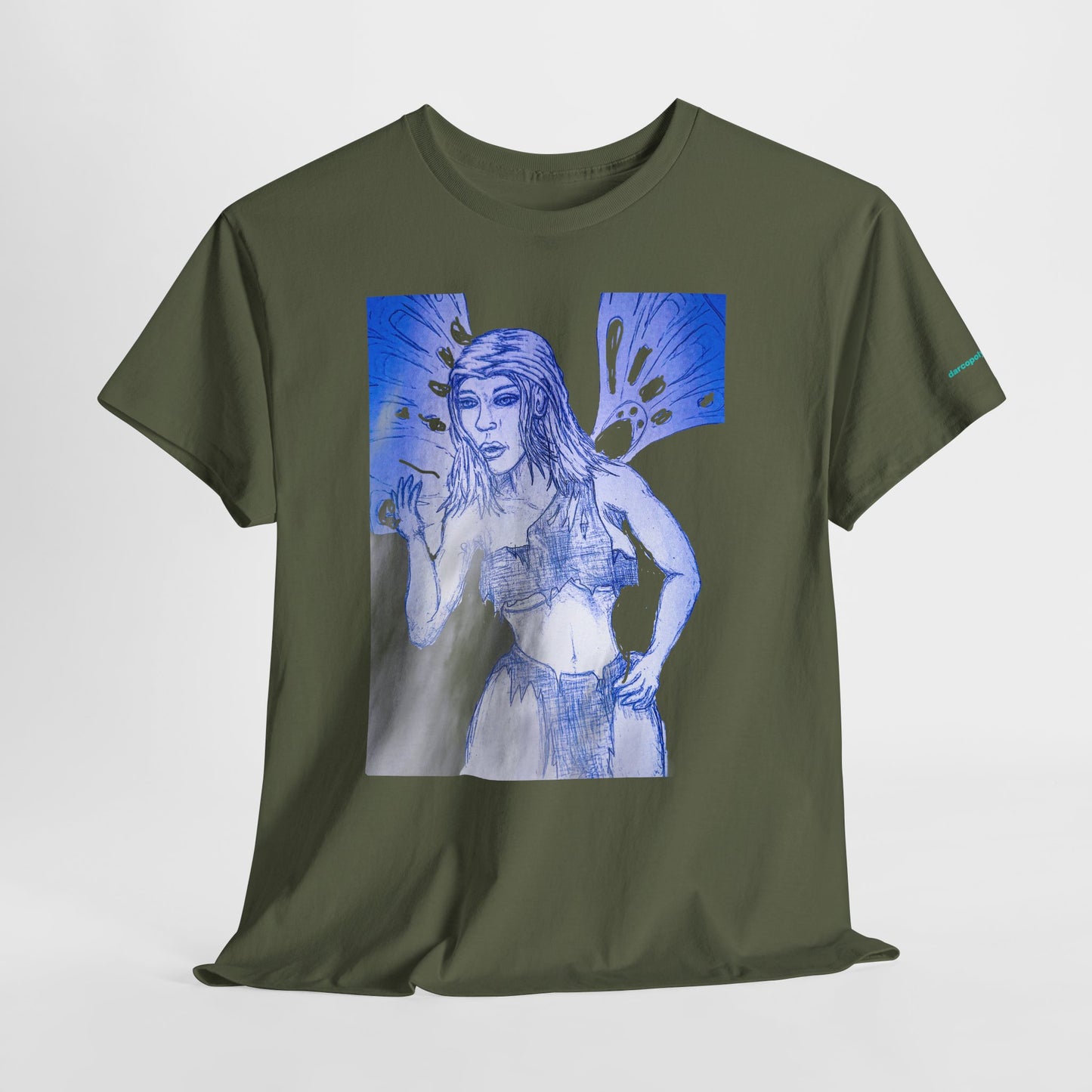 Fairy Warrior Angel Unisex Heavy Cotton Tee