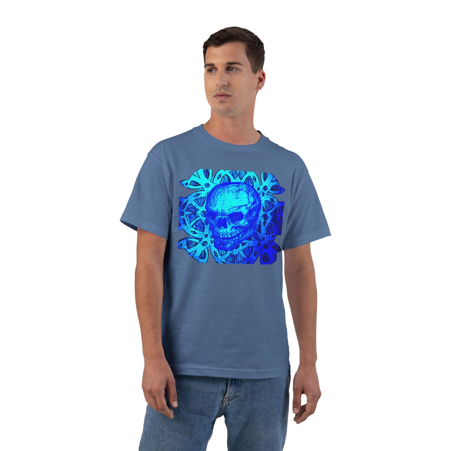 Artistic Skull Graphic Tee