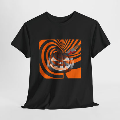 Pumpkin Swirl Unisex Tee | Halloween Shirt, Fall Fashion, Casual Outfit, Gift for Her, Pumpkin Spice Vibes