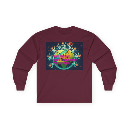 The insane have taken over the asylum Vibrant Earth-Themed Long Sleeve Tee | Eco-Friendly Gift, Perfect for Earth Day, Casual Wear, Nature Lovers, Unique Style