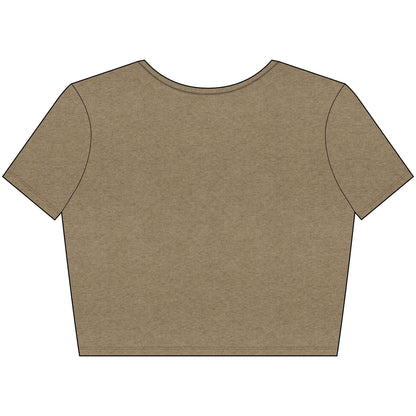 Purple flowers bloomWomen’s Poly-Cotton Crop Tee