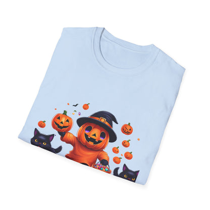 Halloween Themed T-Shirt, Perfect for Trick-or-Treating, Fall Celebrations, Graphic Tee for Cat Lovers, Unisex Costume Top, Fun Spooky [...]