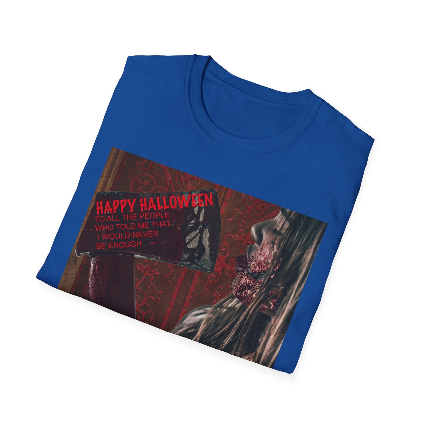 Halloween Horror Movie Axe Girl Unisex T-Shirt, Spooky Gift, Graphic Tee, Halloween Costume, Casual Wear, Men’s & Women’s Tee