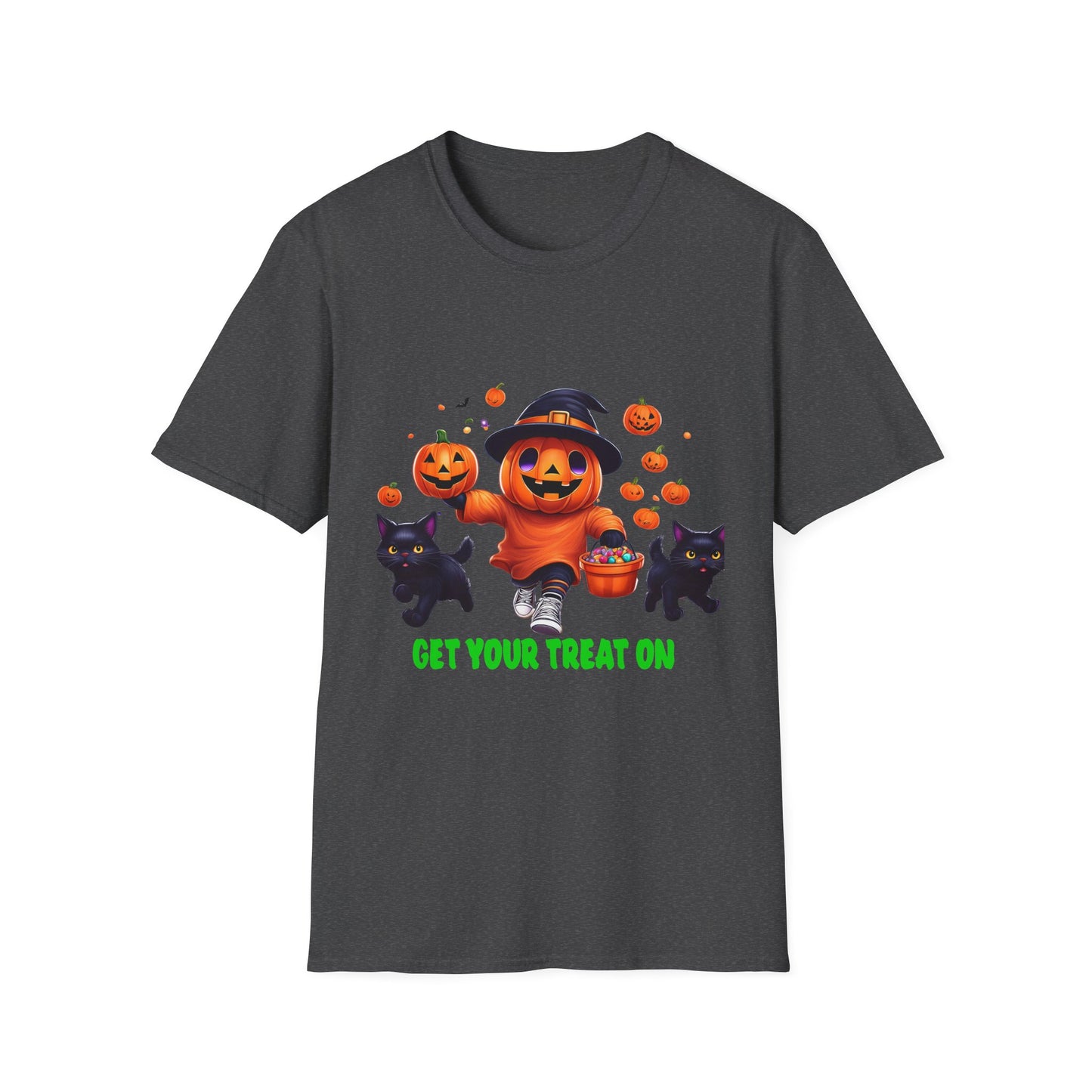 Halloween Themed T-Shirt, Perfect for Trick-or-Treating, Fall Celebrations, Graphic Tee for Cat Lovers, Unisex Costume Top, Fun Spooky [...]