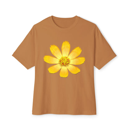 Yellow Petals Oversized Tee