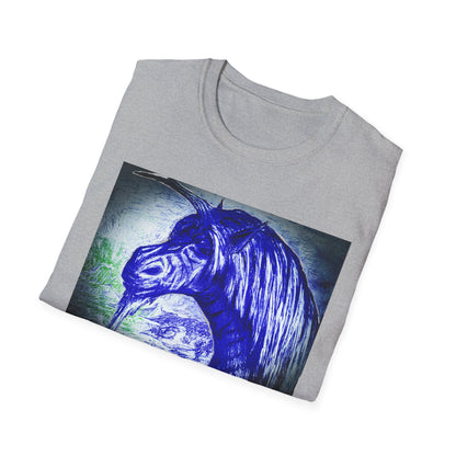 Magical Unicorn T-Shirt, Unisex Softstyle Tee, Perfect Gift for Animal Lovers, Birthday Present, Dreamy Casual Wear, Unique Graphic Tee