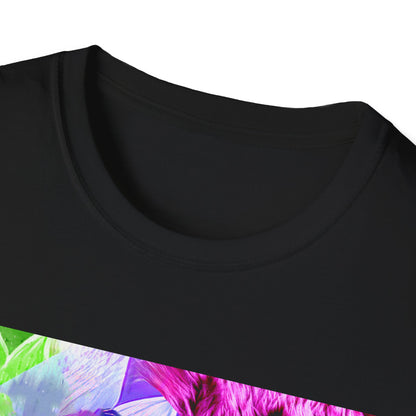Colorful Moonlit Distorted Vibes Unisex T-Shirt, Graphic Tee, Casual Wear, Summer Fashion, Trendy Gift for Friends